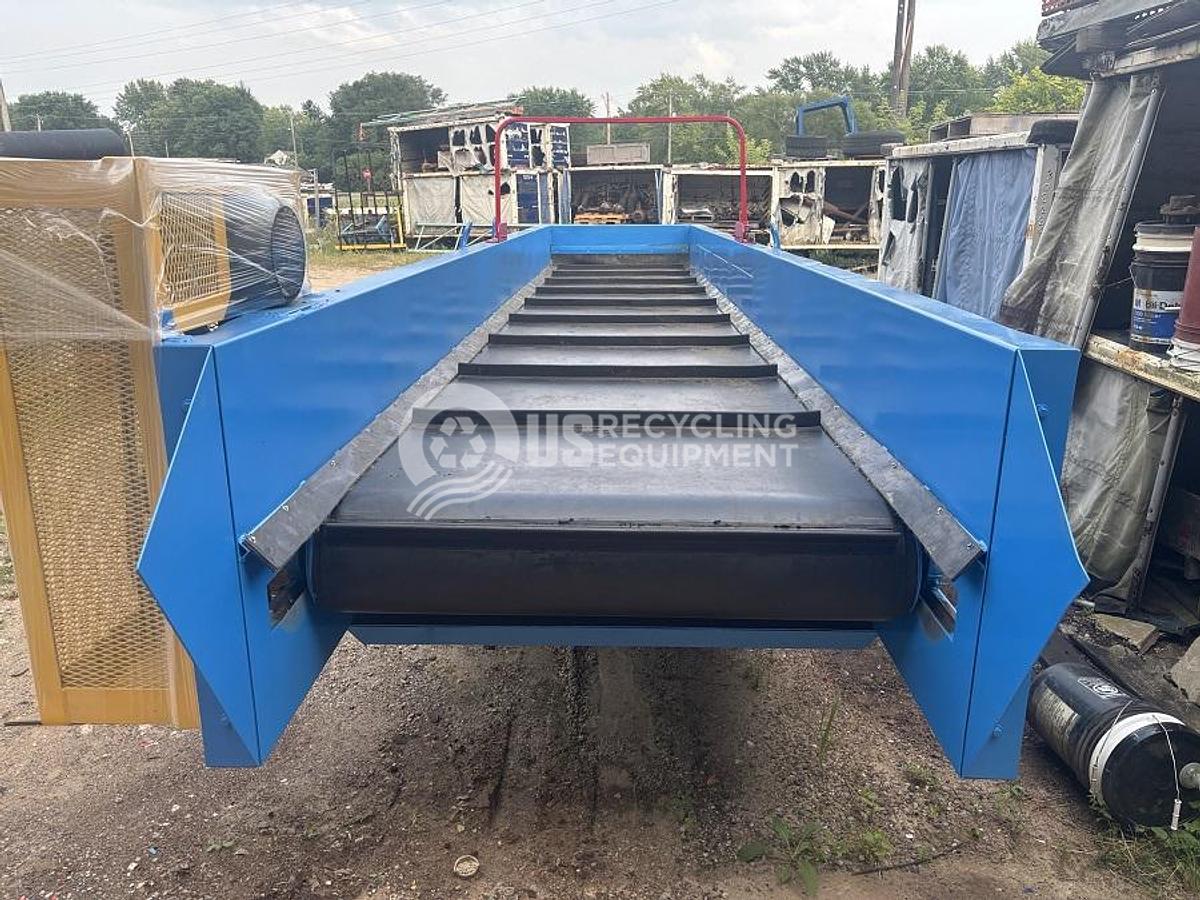 Refurbished Excel EX-63 Closed Door Baler with Conveyor