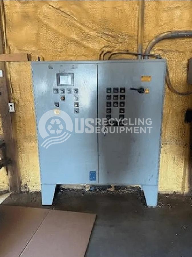 Used Shred-Tech A-570 Single Shaft Shredder & Infeed Conveyor