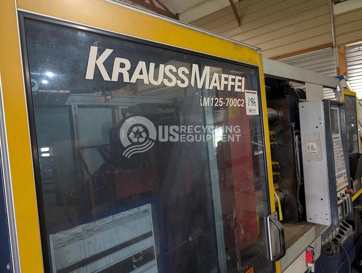 Used 2003 Krauss Maffei KM 125-700 C2 Injection Molder