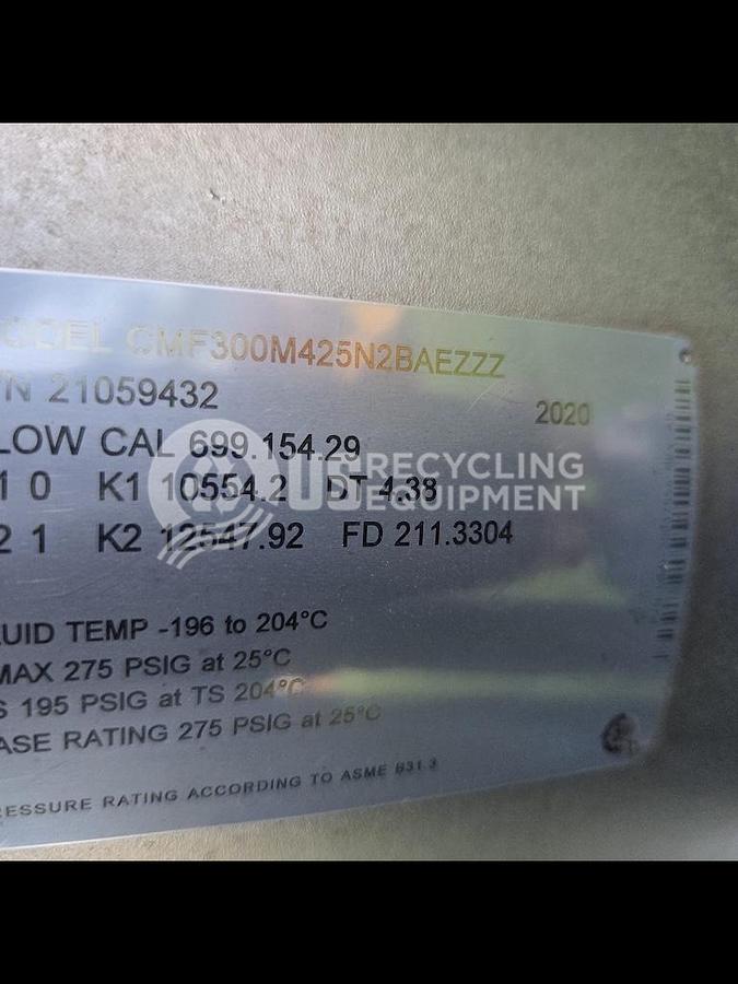 Used 2020 Emerson Flow Cal 699 154 29