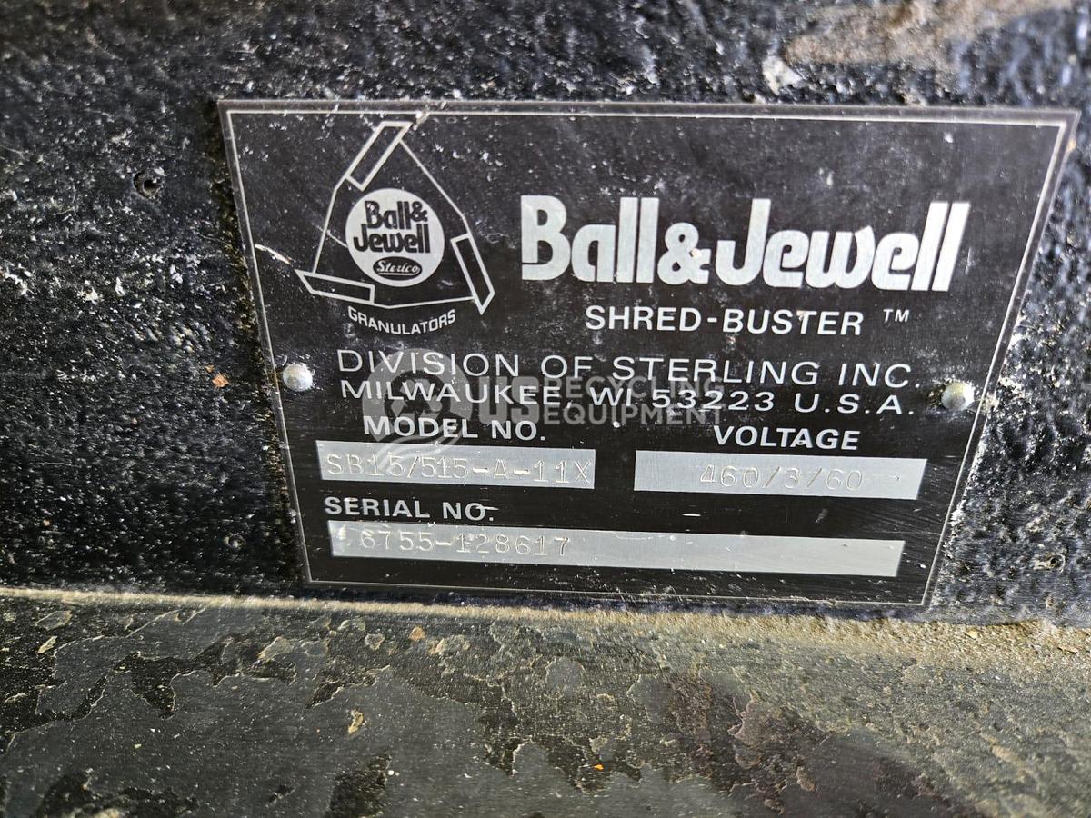 Used Ball & Jewell SB15/515-A-11X Dual Shaft