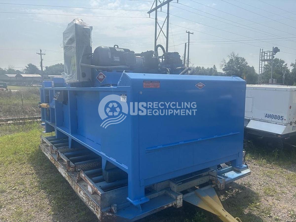 Refurbished Excel EX-63 Closed Door Baler with Conveyor