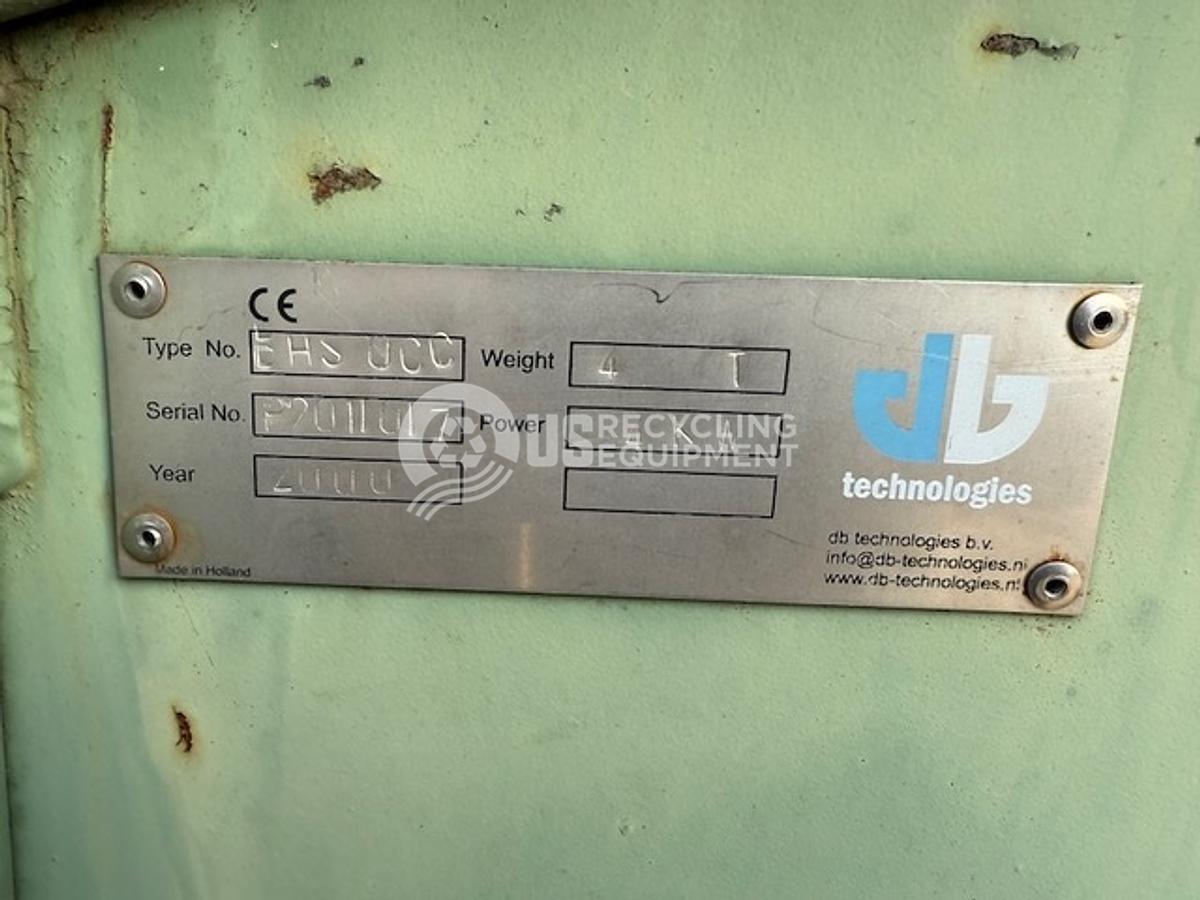 Used 2000 DB Technologies BHS-OCC Screen