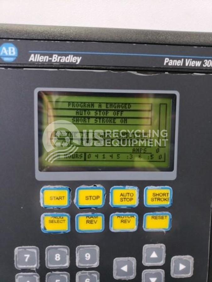 Used 2010 Vecoplan RG 42/60XL Shredder with Incline Conveyor