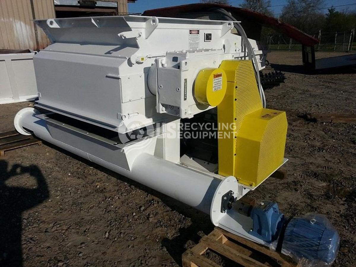 Used Vecoplan 60 HP Single Shaft Shredder