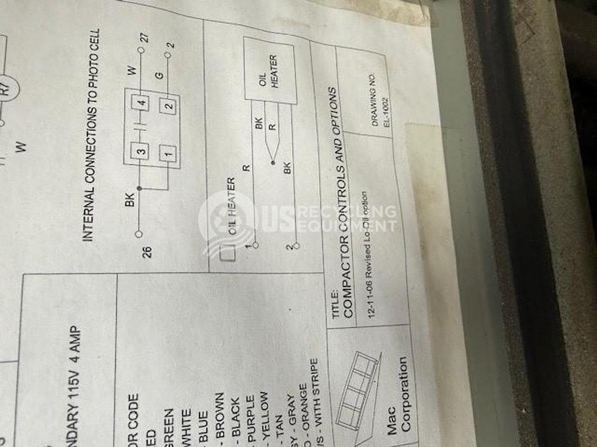 Used MAC Corporation Mac-400 Stationary with Cart Dumper & Receiver Box