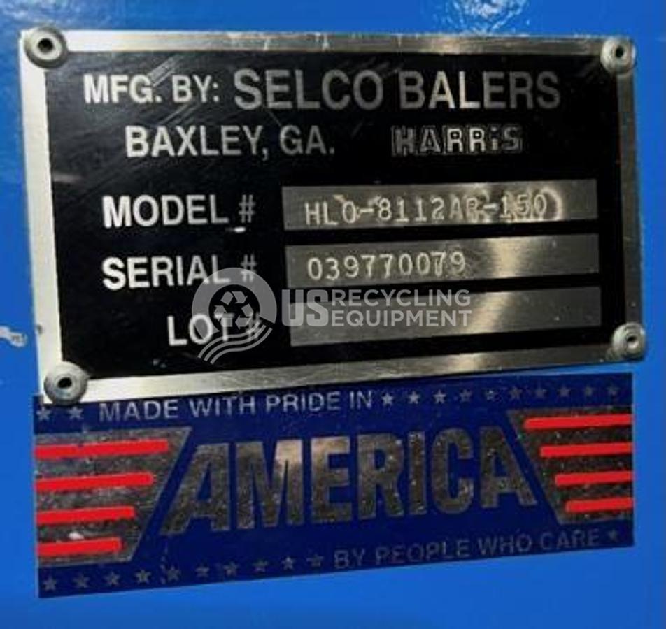 Used 1979 Selco HLO-8112AR-150 Horizontal Auto Tie Baler