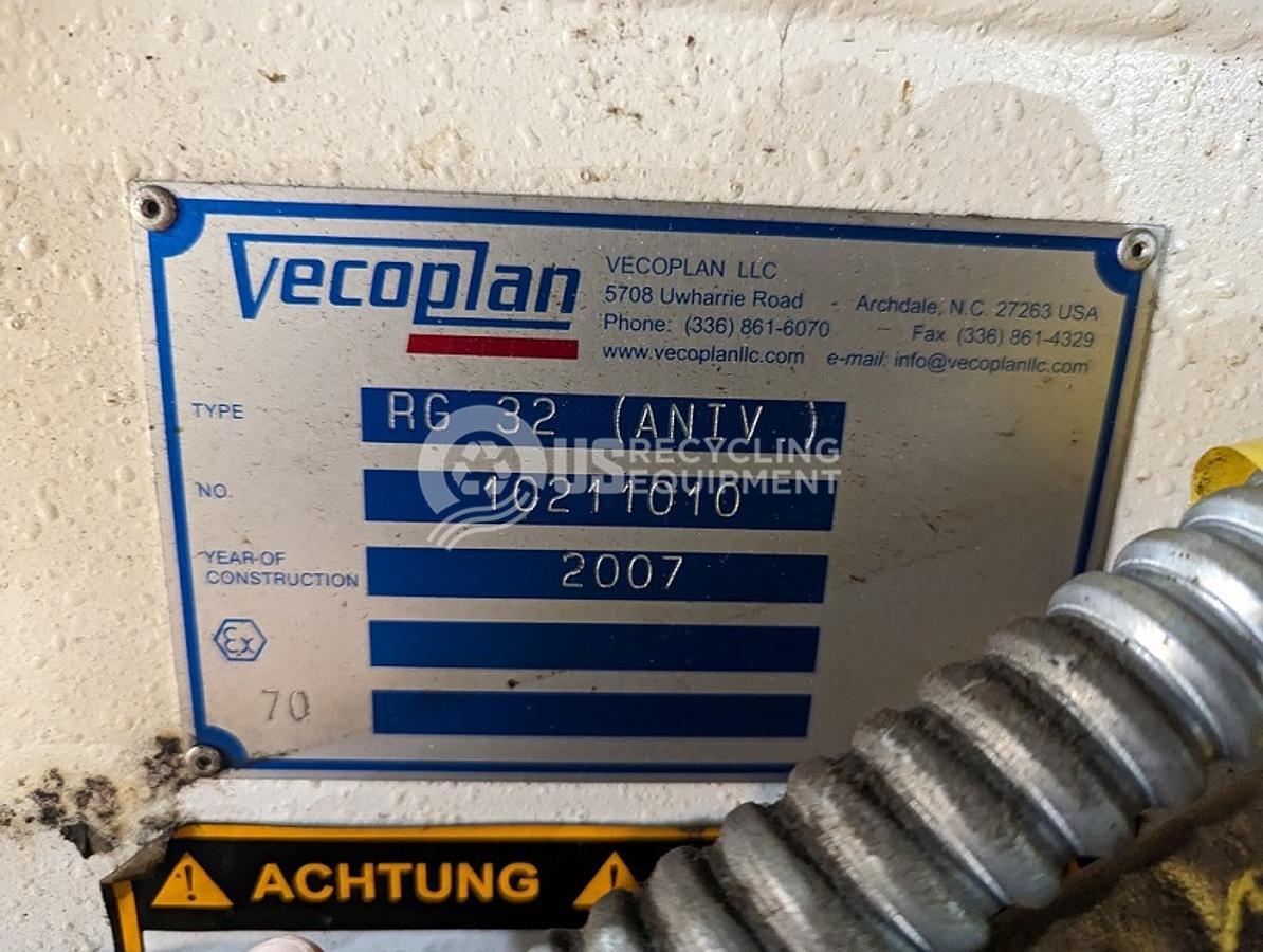 Used Vecoplan RG-32 Single Shaft