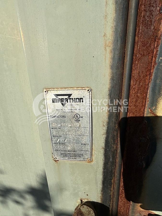 Used Marathon Four (4) 30 Yard Self Contained Compactors