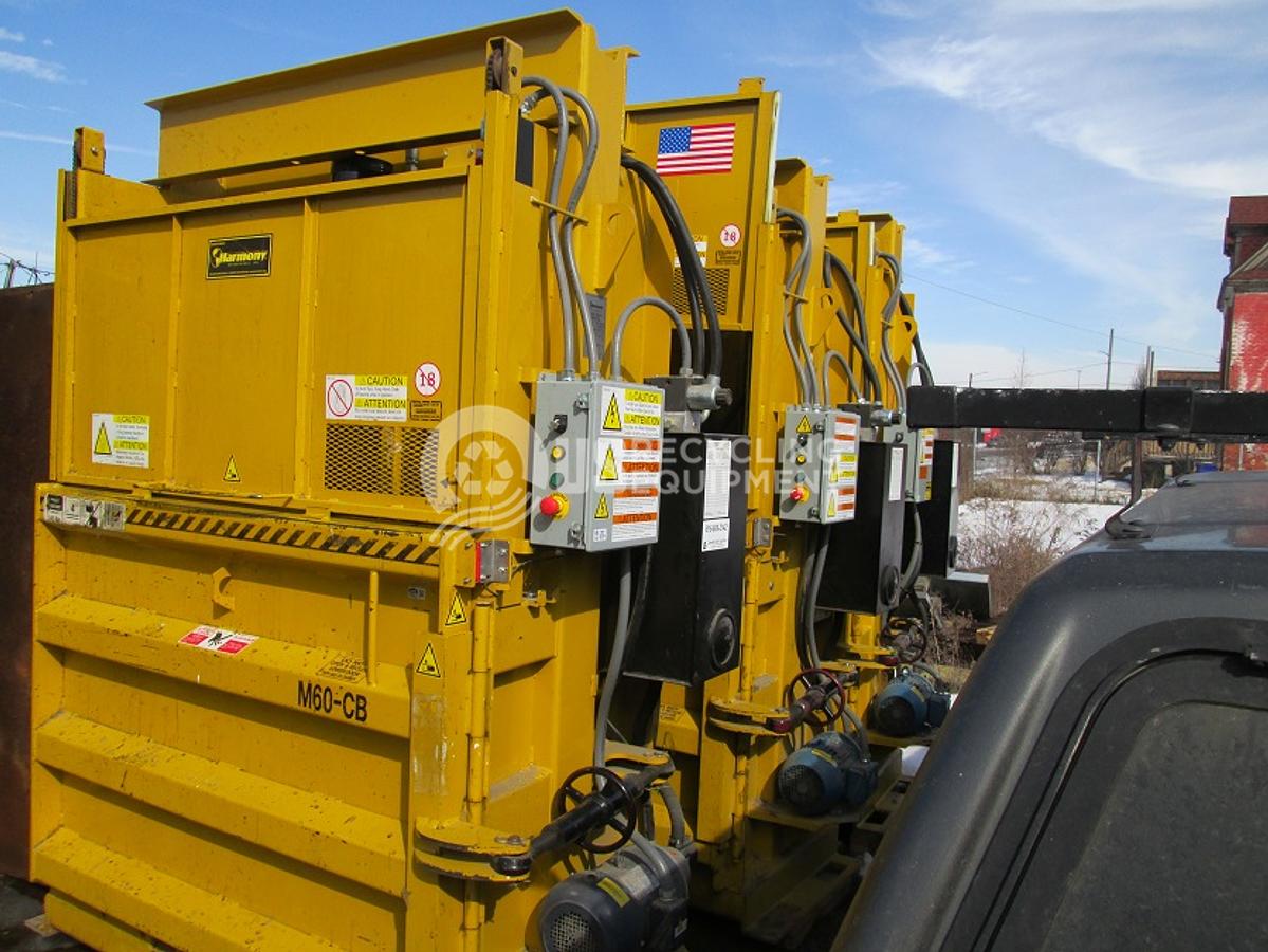 Used Harmony Four (4) M60-CB Vertical Balers