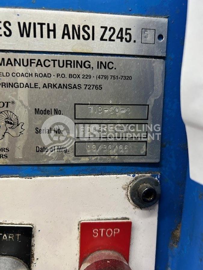 Used 2006 JV Manufacturing TVB-60-S Vertical