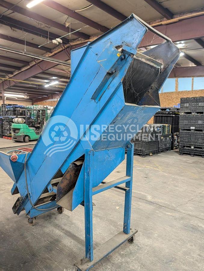 Used Unknown Manufacturer Used 150HP Granulator with Conveyor