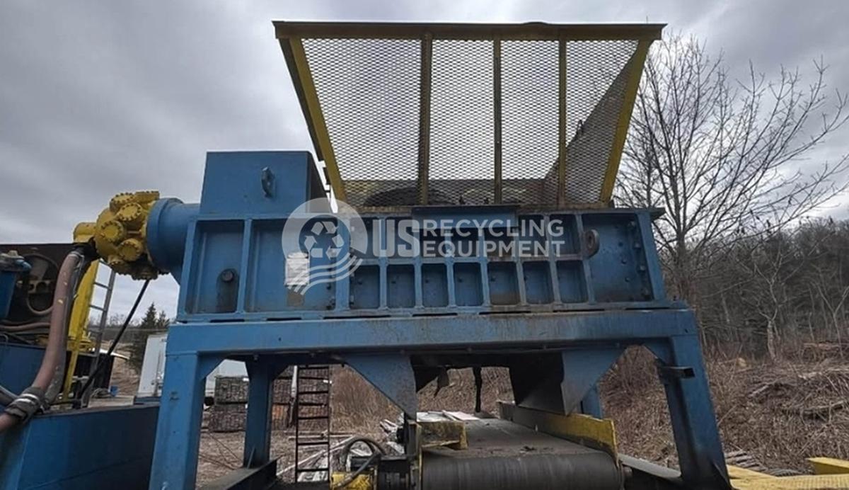 Used American Pulverizer 72x50/TRS Dual Shaft Shredder