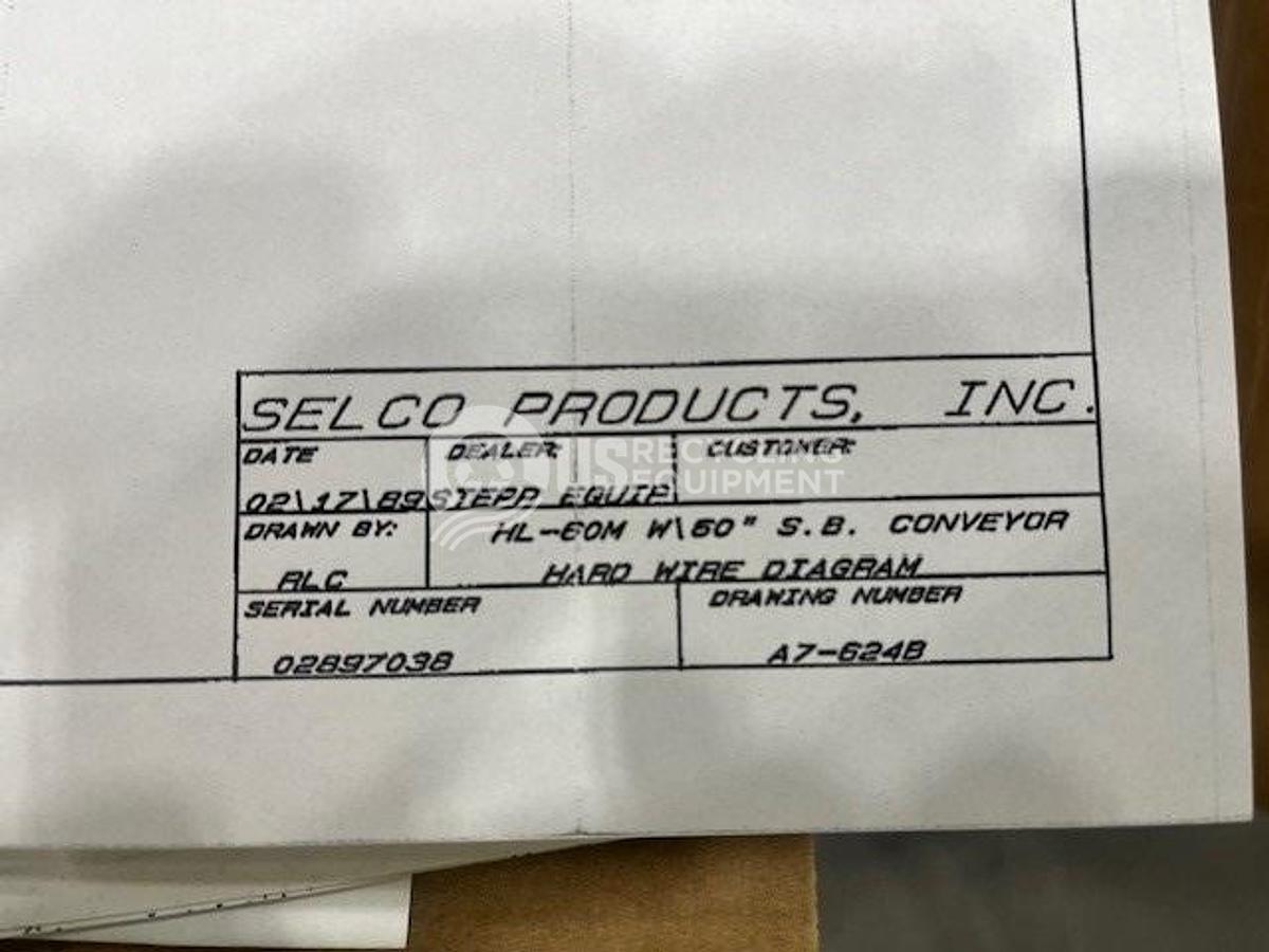 Used 1989 Selco HL-60-M Closed Door Horizontal