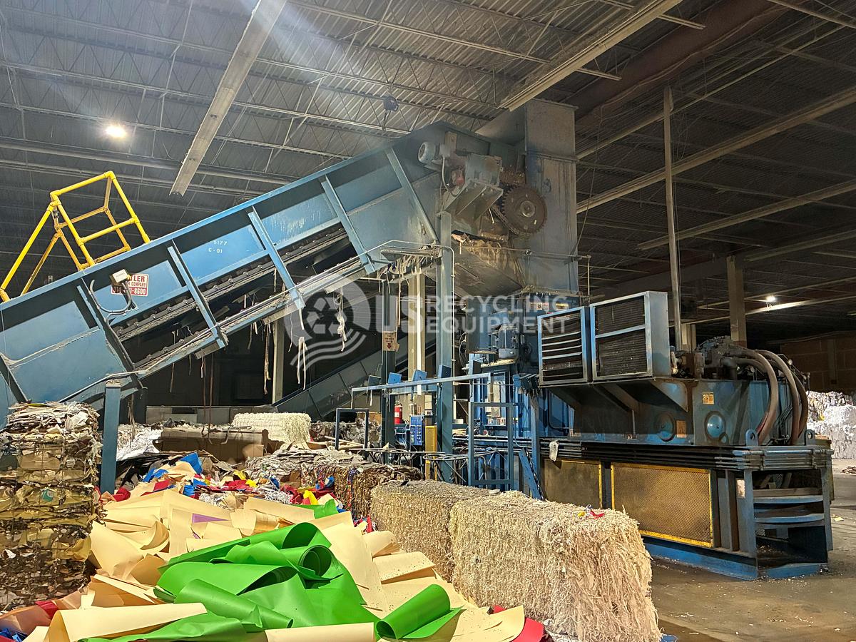 Used Hustler 72" Wide Cleated Feed Conveyor