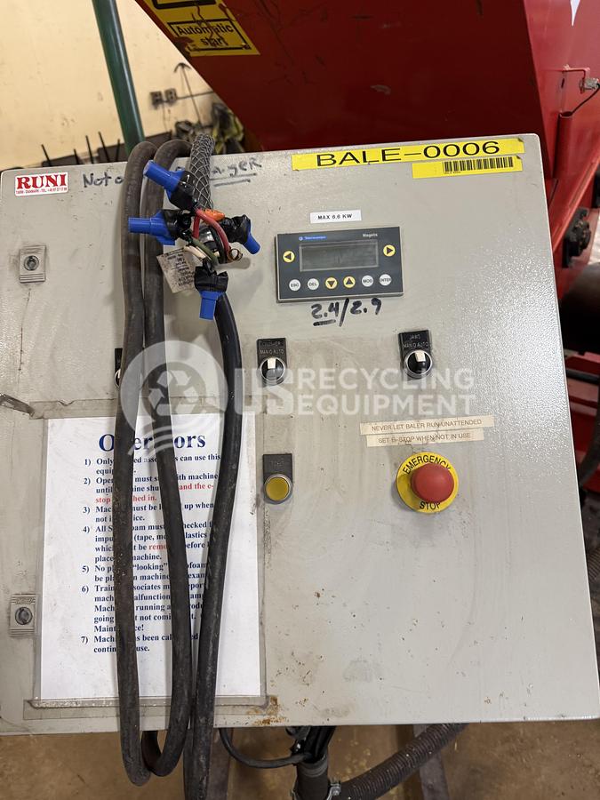 Used 2007 Runi SK240H Cold Press Densifier