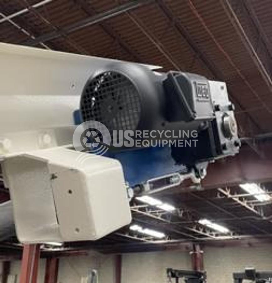 Used Vecoplan 16 inch x 16 foot Incline Conveyor