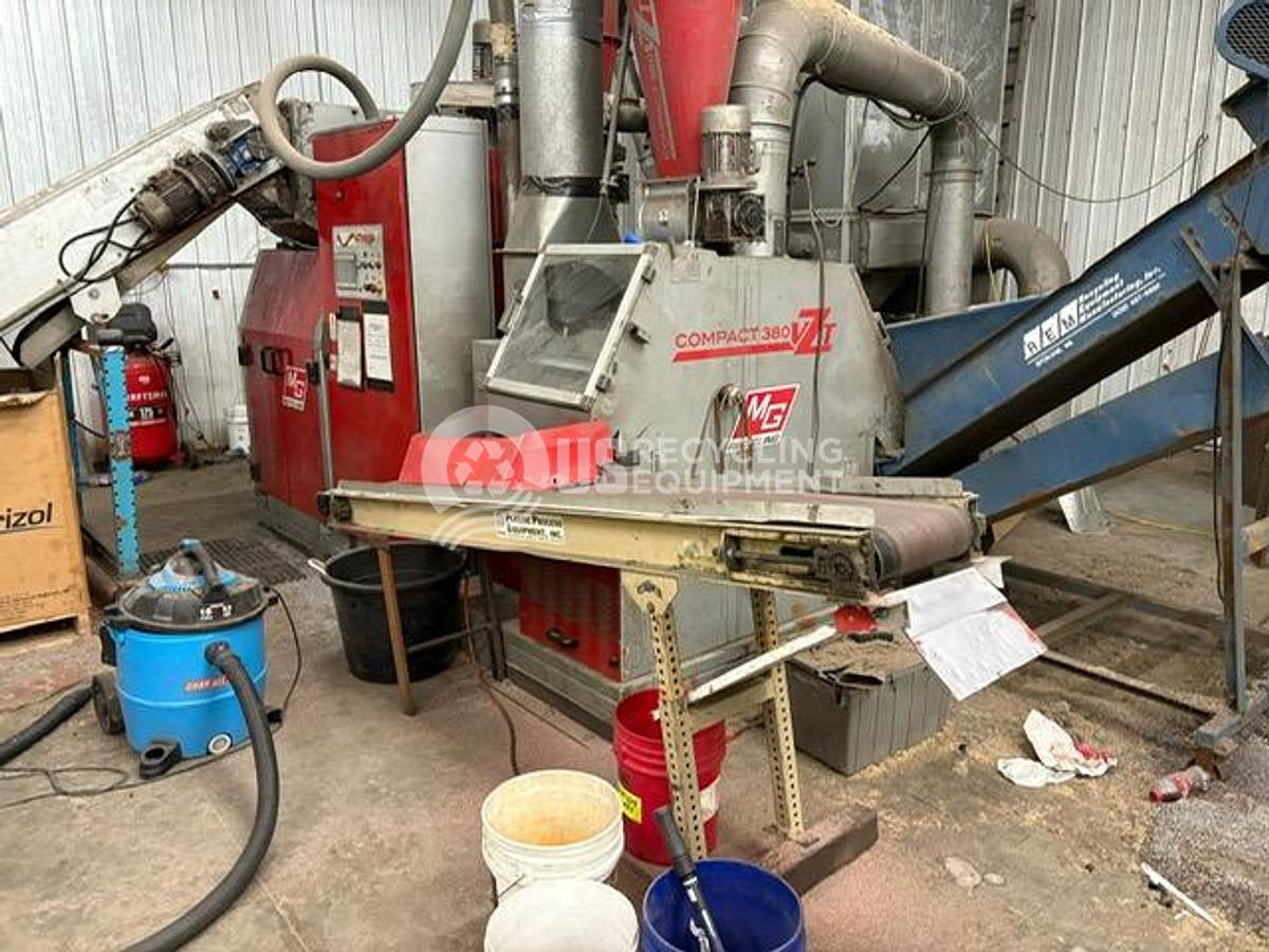 Used 2014 MG Recycling 380VZT Wire Granulation System