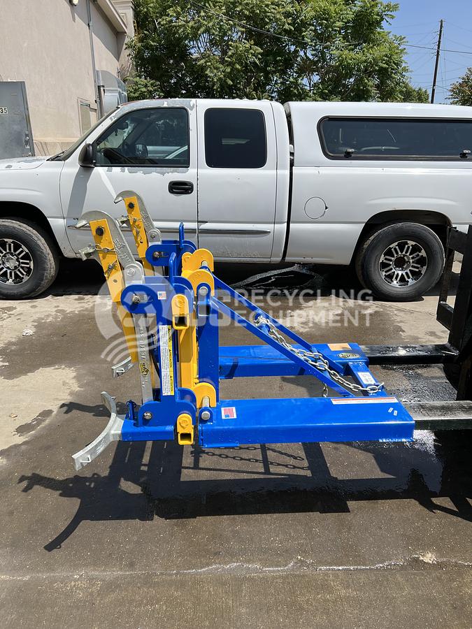 Used Vestil Automatic Eagle Beak 2 Drum Holder