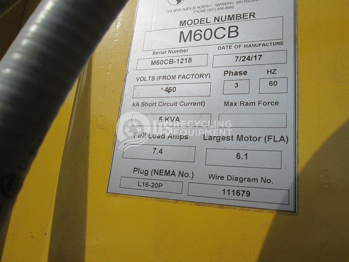 Used Harmony Four (4) M60-CB Vertical Balers