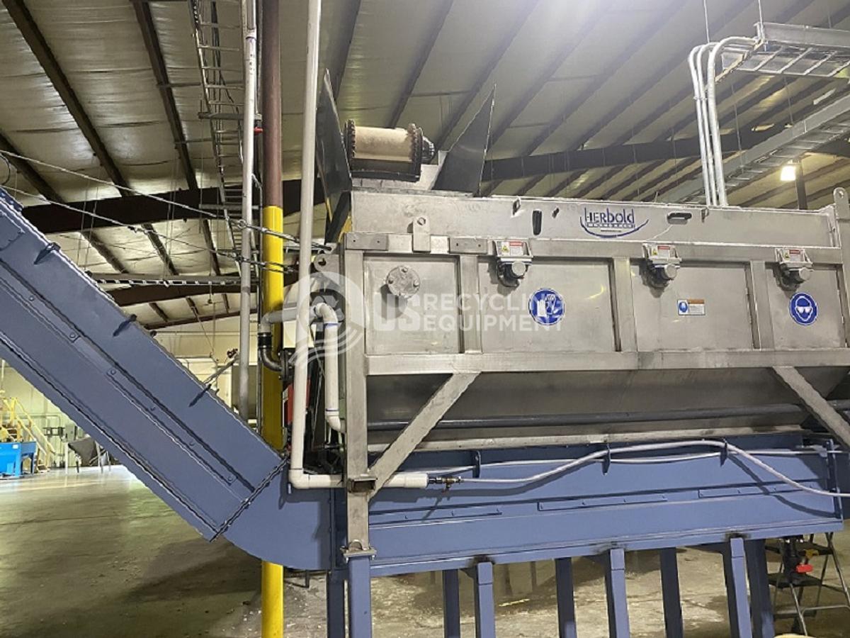 Used 2021 Herbold Plastics Wash Plant