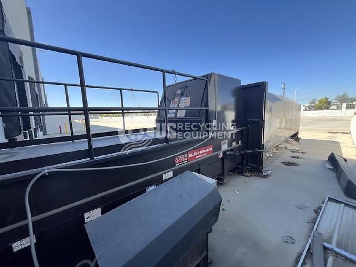 Used 2020 PTR TP4000HD Stationary Compactor with 40Yd Reciever Box