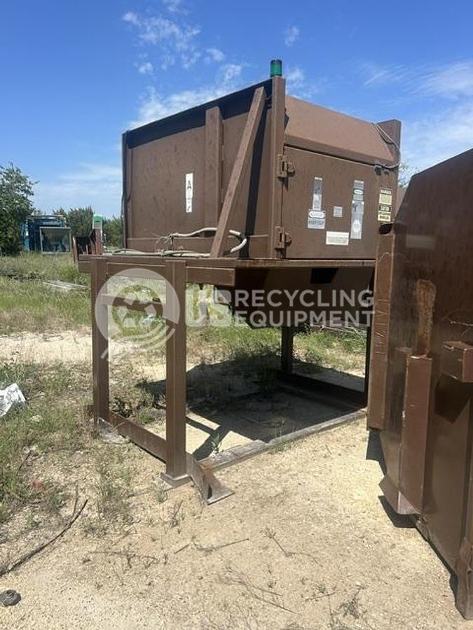Used Marathon VIP-6 Vertical Compactor with 6yd Bin