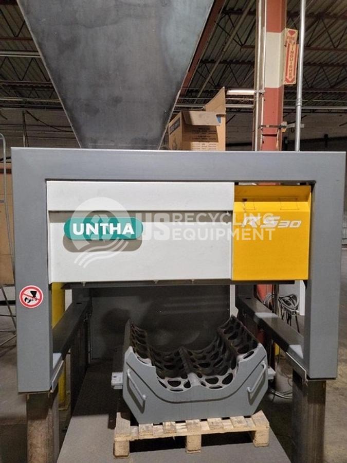 Used 2019 Untha 24HP Quad Shaft Shredder