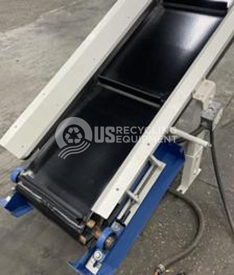 Used Vecoplan 16 inch x 16 foot Incline Conveyor