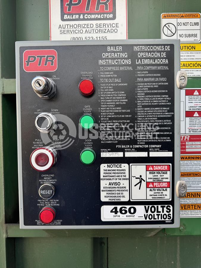 Refurbished 2018 PTR 7200HD-8 Vertical Baler