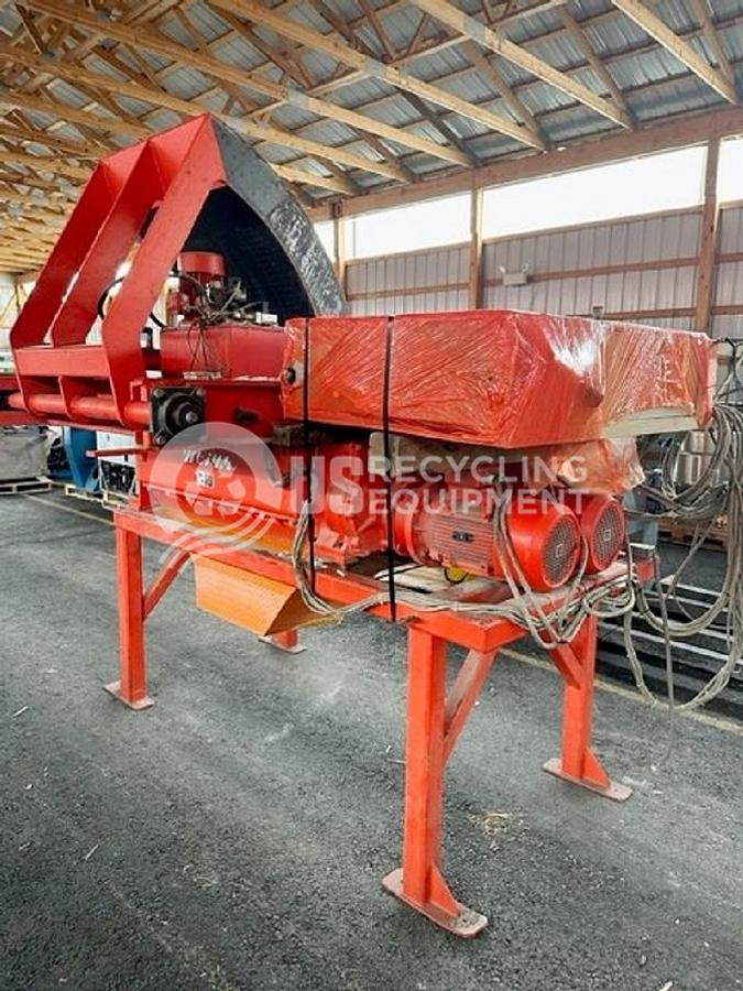 Used Welma ZMK60 Quad Shaft Shredder System