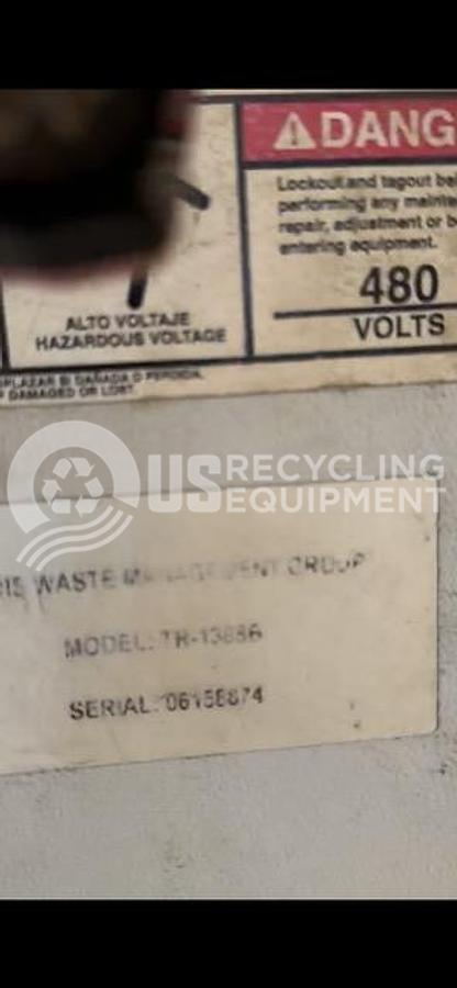 Used IPS TR1388-200 Two Ram Horizontal Baler