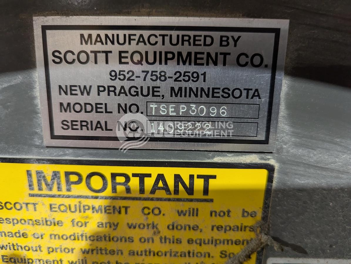 Used Scott Equipment TSEP3096 Carpet Shredder