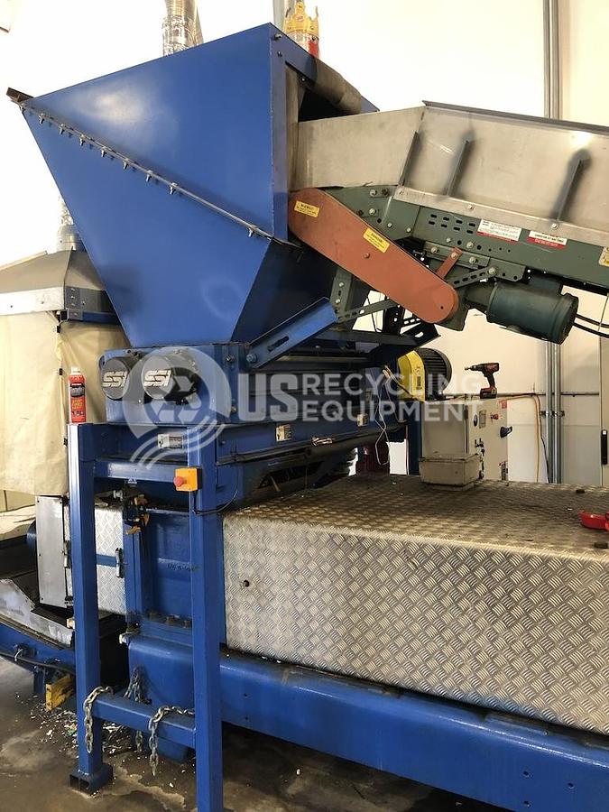 Used SSI M55E 40HP Dual Shaft Shredder