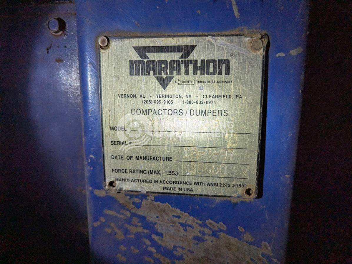 Used Marathon 30HP Auger Compactor