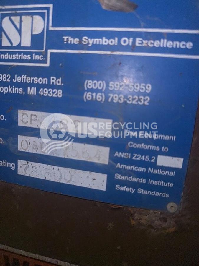 Used SP Industries CP-2102 w/32 Yard Box