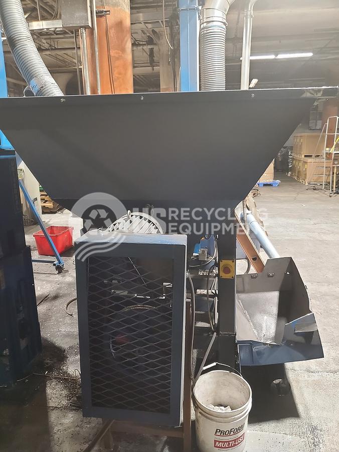 Used Unknown Manufacturer: Used Hopper with 3HP 10" Auger