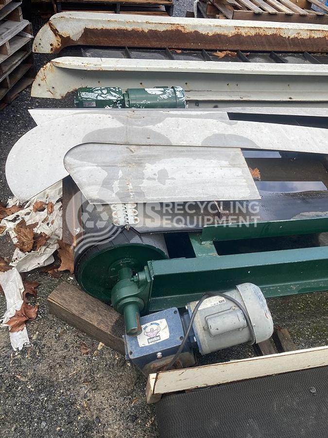 Used Unknown Manufacturer: New 30 inch Cleated Infeed Conveyer