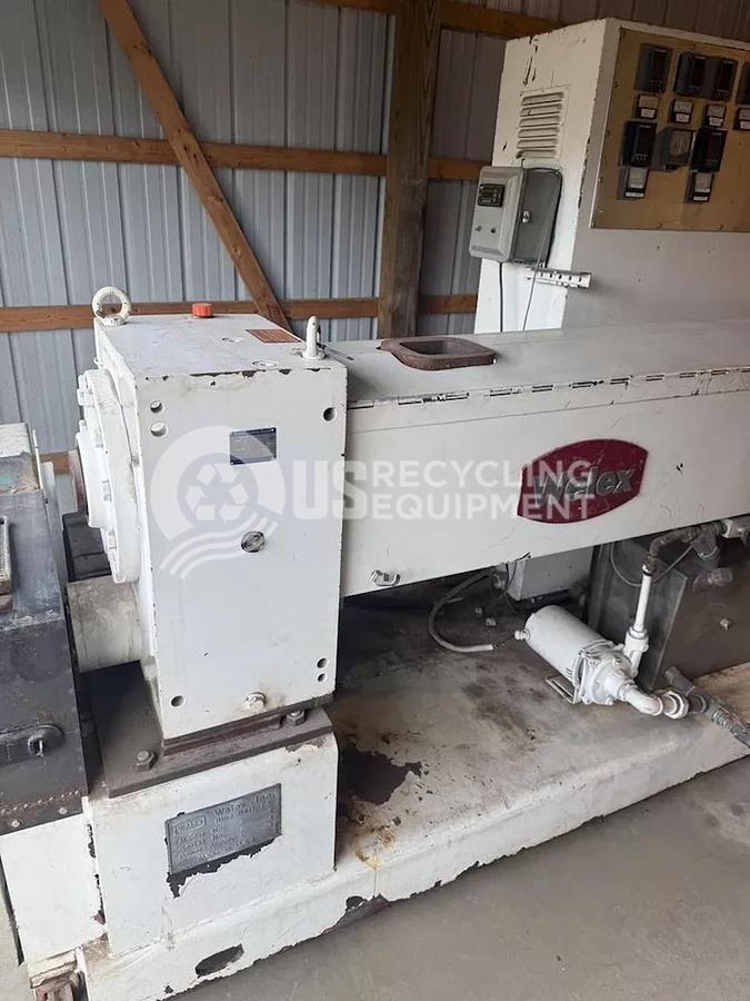 Used 1984 Welex 350 3.5 inch Single Screw Extruder