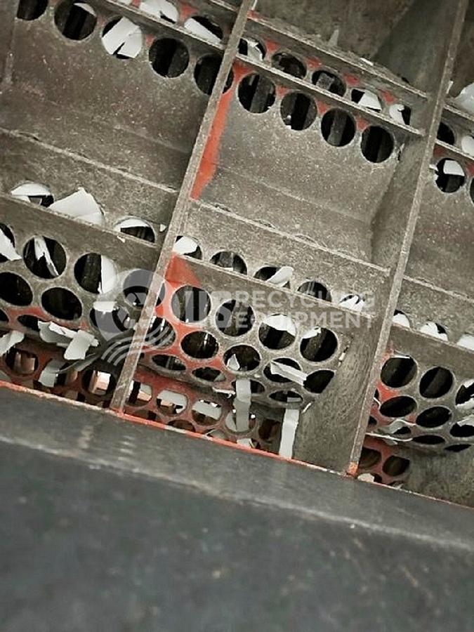 Used Welma ZMK60 Quad Shaft Shredder System