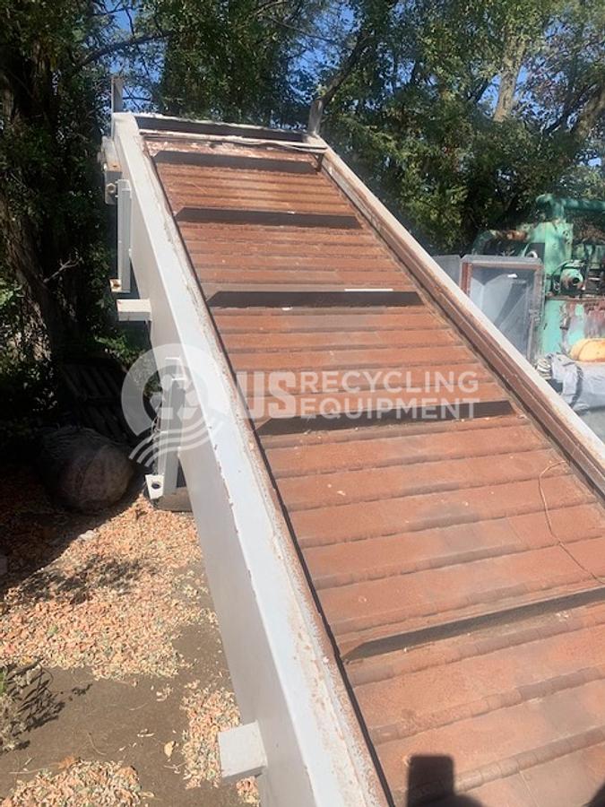 Used Unknown Manufacturer: Used 11' x 36" Steel Belt Conveyor