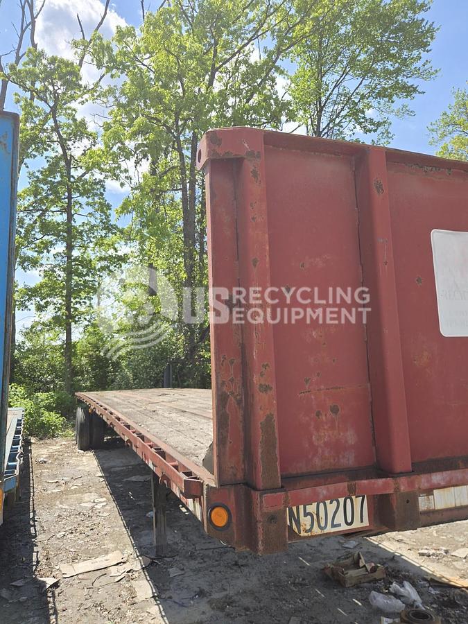 Used 2002 Fontaine Tandem Axel Flatbed Trailer
