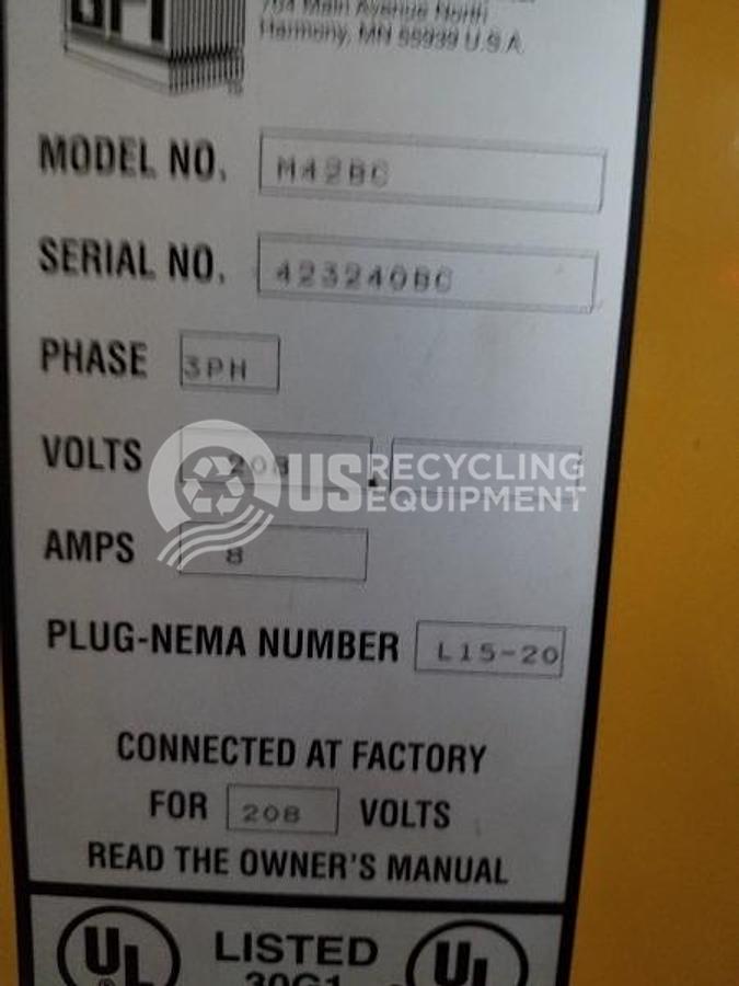 Used Harmony M42BC Vertical Baler