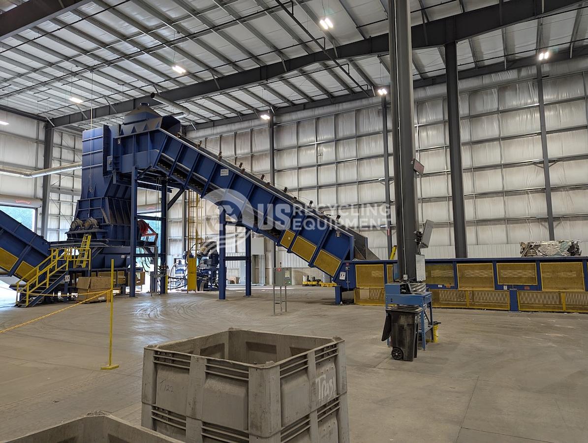 Used 2022 American Pulverizer Pre-Shredder/Conveyor System