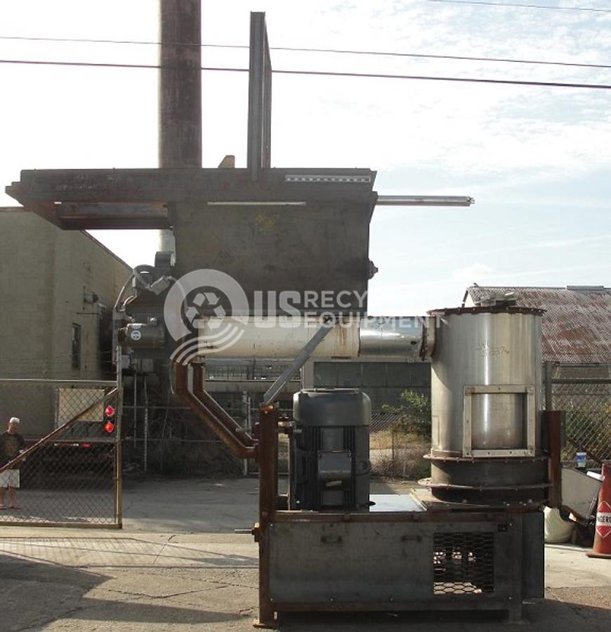 Used Agglomerator 200 HP SS Densifier with Conveyor