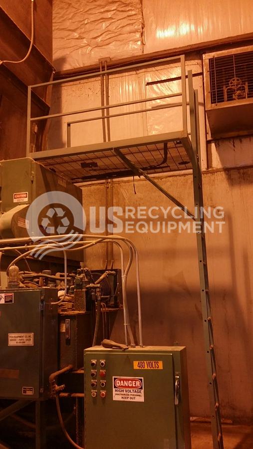 Used Bloapco / Selco 5-CAJ-2558 Shredder & H5-12 Baler