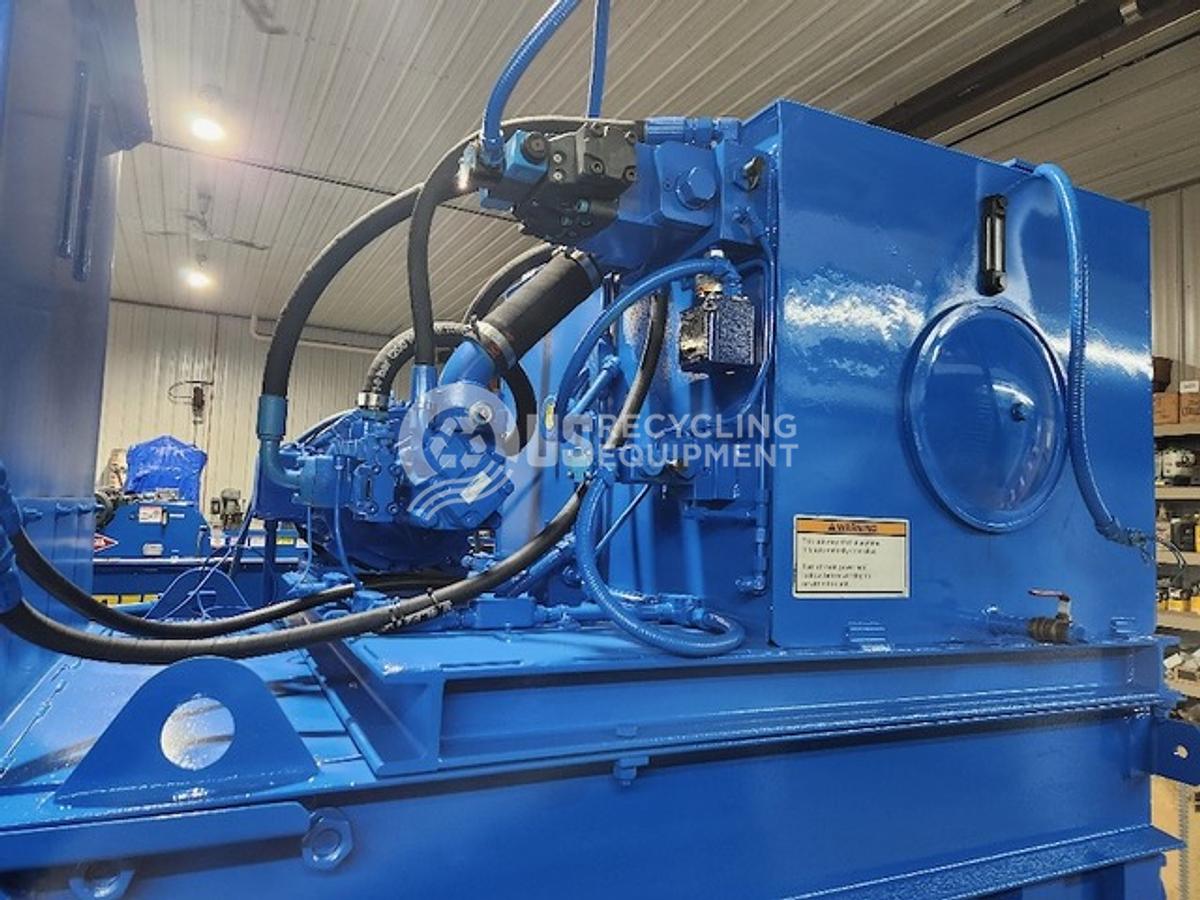 Refurbished American 5042H-1030 Auto Tie Baler with Conveyor