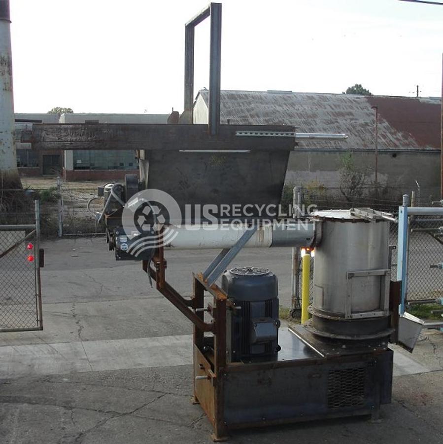 Used Agglomerator 200 HP SS Densifier with Conveyor