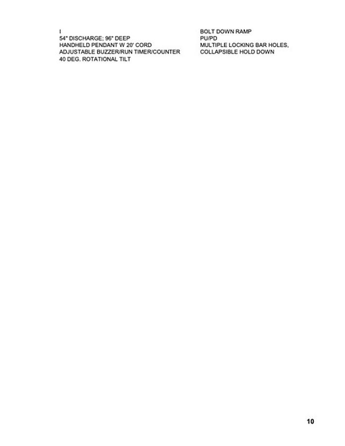 Used REM Two (2) Heavy Duty Lifts