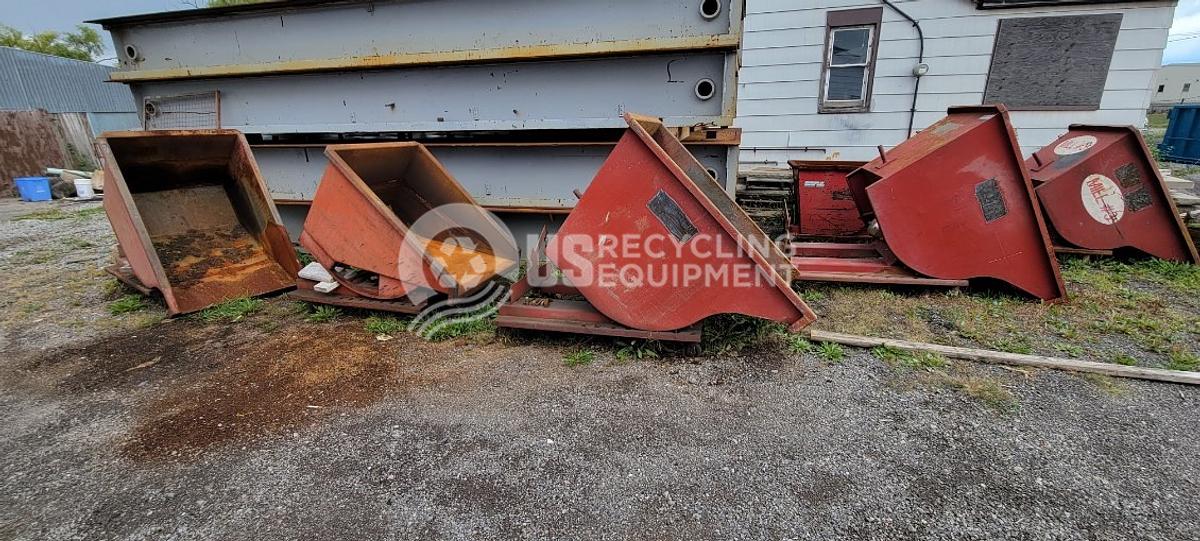 Used 1 Yard Self Dumping Hoppers
